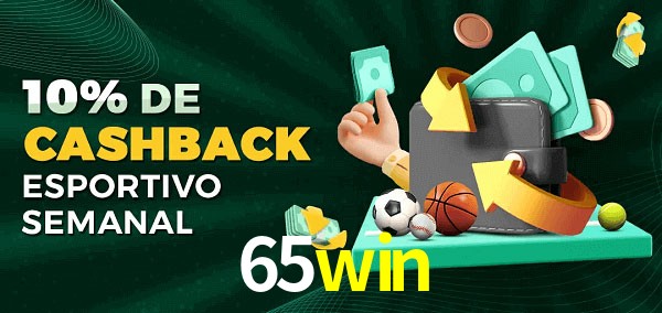 10% de bônus de cashback na 65win